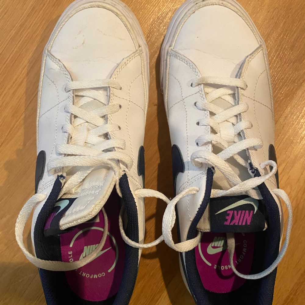 Nike Purple and White Boys' Sneakers